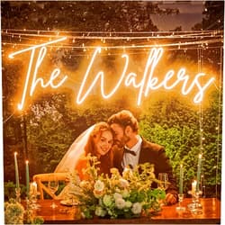 CIONAOR Custom Neon Sign, Custom LED Neon Sign Customizable for Wedding Bar Salon Beauty Business Light Up Name Sign, Personalized Neon Light Suitable for Events Birthday Gifts Decorations