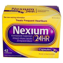 Nexium 24HR Capsules 42 ea (Pack of 3)