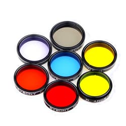 SVBONY Telescope Filter 1.25 inches Moon Filter CPL Filter Five Color Filters Kit 7pcs Filters Set for Enhance Lunar Planetary Views Reduces Light Pollution
