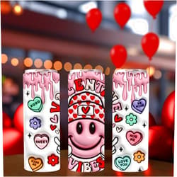 KEEPA KUP Valentines Day Vibes 20 0z Tumblers, Valentines Gifts For Her, Wife, Girlfriend From Husband, Boyfriend, Stainless Steel Valentines Day Vibes Tumbler 20oz