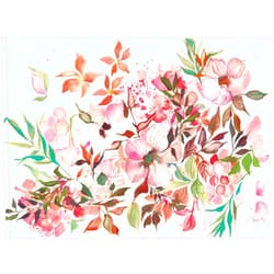 Fine Art Canvas Dogwood Spring Canvas Wall Decor by Artist Kristy Rice for Living Room, Bedroom, Bathroom, Kitchen, Office, Bar, Dining & Guest Room - Ready to Hang - 43 in x 32 in