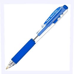 Pentel Wow! Gel Retractable Gel Pen, (0.7mm) Medium Line, Blue Ink, Box of 12 (K437-C)