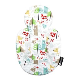 4moms RockaRoo and MamaRoo Little Forest Infant Insert, Machine Washable, Soft, Plush Fabric, Reversible Design