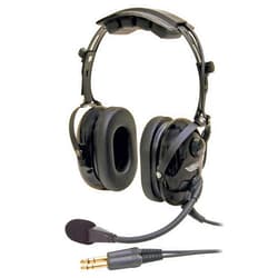 ASA AirClassics HS-1A Pilot Headset Durability - 23 dB Noise Reduction - Noise-Canceling Mic - Stereo/Mono - Gold-Plated Plugs Essential Aviation Headset - General Aviation Headsets for Pilots