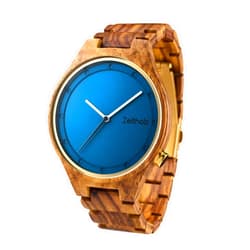 Zeitholz Wood Watches for Men, Wooden Watch, Gifts, Big face, Analog Watch, Stolpen Collection 42mm, 100% Natural Wood with Japanese Quartz Movement.
