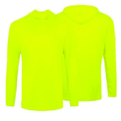Glory Max High Visibility Safety Work T Shirts Long Sleeve with Hood 2 Pieces