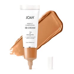 JOAH Beauty Perfect Complexion BB Cream with Hyaluronic Acid and Niaciminade,Korean Makeup with Medium Buildable Coverage,Evens Skin Tone,Lightweight,Semi Matte Finish,Tan with Neutral Undertones