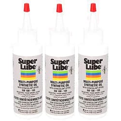 Super Lube 51004 Synthetic Oil with PTFE, High Viscosity, 4 oz Bottle (Тhree Pаck)
