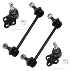 Detroit Axle - Front Lower Ball Joints and Sway Bars Replacement for 1997-2003 Infiniti QX4 - [1996-2004 Nissan Pathfinder] - 4pc Set