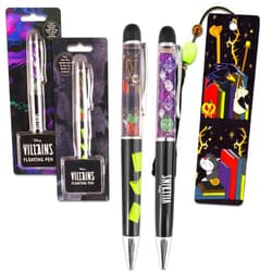 Disney Villains Office Accessories Pen Set - Disney School Supplies Bundle with 2 Floating Pens With Disney Villain Designs, & More | Disney Villains Party Favors