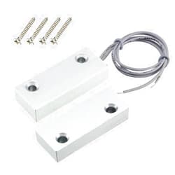 Gebildet Home Security Wired Rolling Door Contact 0~100V/0.5Amp Magnetic Reed Switch MC-51 Alarm Sensor Magnetic Switch with 2 Wires for N.C. Applications