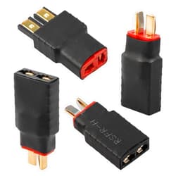 Acekeeps RC Battery Charger Adapter Compatible with TRX Connector to Deans for Charging or Converting Battery Plugs (4-Pack)
