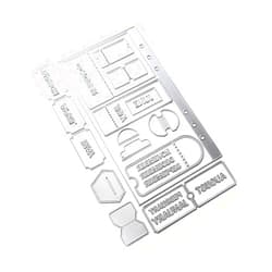 ELIZABETH CRAFT DESIGNS Planner Essentials 56-Tickets & Tabs Elizabeth Craft Metal Die