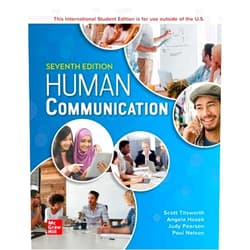 Judy Pearson,Paul Nelson,Scott Titsworth,Angela Hosek Human Communication