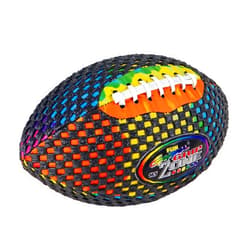 fun gripper-Grip Zone 10.5 Inch Tie-Dye Football, Grip mesh Covering (New Look & Feel) Youth, Junior & Pee Wee Footballs -Size- Ages 15 and up by: Saturnian I P.E. Supplier