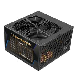 T.F.SKYWINDINTL 650W Power Supply 80 Plus Gold PSU Standard ATX Form Factor Non Modular Full Voltage 100-240V with 130MM Ultra-Quiet FDB Bearing Fan 20+4Pin Main Power Cable PFC Protection for Desktop Gaming PC