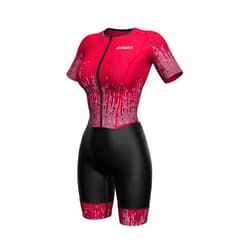 Sparx Sports Sparx Aero Triathlon Suit Women Short Sleeve Tri Suit Women Running Swimming Cycling Skinsuit
