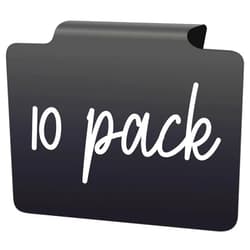 IRICUS Basket Labels Clip On for Pantry Organization and Storage Baskets Bin Labels - Small Chalk Labels for Baskets - Black Bin Clip Labels for Baskets - Chalkboard Basket Tags Dry Erase Bin Labels Clip On