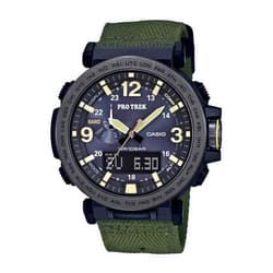 Casio PRG600 Series | Pro Trek | 100M WR | 1/100 SEC Stop Watch | Compass/Alt/Baro-Thermo | Tough Solar Power/Atomic Timekeeping | 1-100 SEC Stopwatch | Countdown Timer | World Time