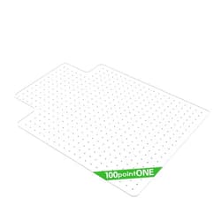 100pointONE Office Chair Mat for Low Pile Carpet- 36