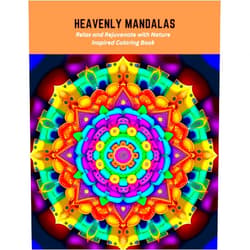Violet Stevens Heavenly Mandalas: Relax and Rejuvenate with Nature Inspired Coloring Book