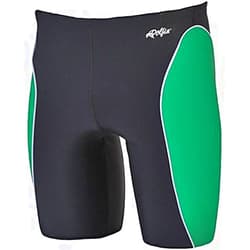 Dolfin Men's Color Block Team Panel Jammer Black/Green/White 36