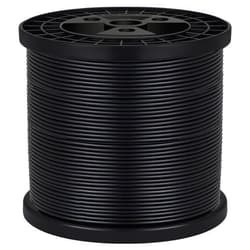 FOLUXING 800Ft Black Vinyl Coated Wire Rope,1/16 Inch Coated to 3/32 Inch,304 Stainless Steel for Globe String Lights Hanging,Outdoor Light Guide Wire,DIY Balustrades