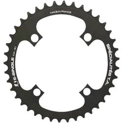 Miche Spécialités TA Unisex's E-Single 104 Electric Bike Chainring, Black, 40T