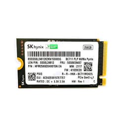 Oemgenuine OEM 256GB M.2 PCI-e NVME Internal Solid State Drive 42mm 2242 Form Factor M Key