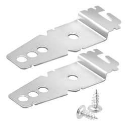 Beaquicy 2 Pack 8269145 Dishwasher Mounting Bracket with Screws - Fit for Whirl-pool Ken-more Kitchen-Aid Dishwasher, Replace WP8269145 WP8269145VP Undercounter Dishwasher Bracket by Beaquicy