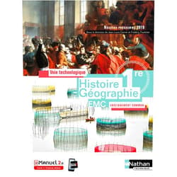 Yves Bresolin,Dominique Colonna,Dominique Delmas,Éric Godeau,Rémi Houley,Valérie Ladigue,Marie-Carmen Macias,Yves Magotteaux,Franck Micolier,Adèle Perrin,Anne Philippon,Mélina Pierallini,Joëlle Salazar,Evelyne Soumah,Aurélie Tapie,Roland Tissot,Jean-Louis Carnat,Fredéric Fouletier Histoire-Géographie EMC 1re - Voie technologique - Enseignement commun - Livre + licence élève