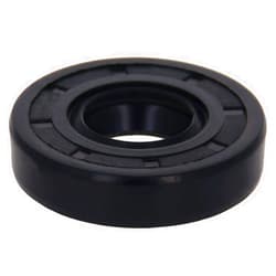 Othmro Shaft Oil Seal,15x35x8mm Nitrile Rubber Cover Double Lip with Spring for Bearing Shaft,Black 1pcs