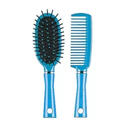 Conair Fusion Hair Brush & Comb, Cushion, Mid-Size, Colors May Vary