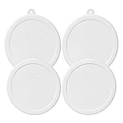 Corelle 418-PC Livingware White 18 Ounce Soup/Cereal Bowl Plastic Lid - 4 Pack