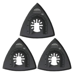Caliastro Triangle Sanding Pads for Oscillating Multitool with Universal Quick-Release - 3 Pack of 3-1/8 Inch Sander Pads for Hook & Loop Sandpaper- Caliastro