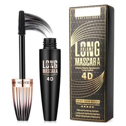 Bieyoc 4D Silk Fiber Lash Mascara- Waterproof Mascara Black Volume and Length, Easily to Create Amazing Lashes for Thicker, Long Lasting and Curly Eyelashes