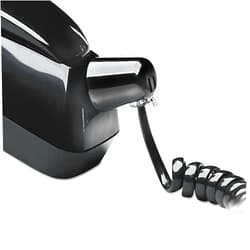 Softalk 03201 Twisstop Detangler w/Coiled 25-Foot Phone Cord Black