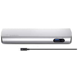 Belkin Thunderbolt 3 Dock w/ 2.6ft Thunderbolt 3 Cable (Thunderbolt Dock for MacBook Pro Models from 2016 or Later, Includes The 2018 Version), Dual 4K @60Hz, 40Gbps Data Transfer Speeds (Renewed)
