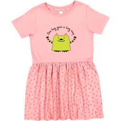 inktastic 1 Hug Goes a Long Way- Toddler Dress - Michelle Nelson-Schmidt