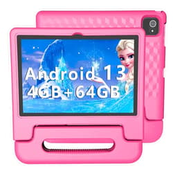 ITDULCET Kids Tablet, 10 inch Android 13 Tablet for Kids, 4GB RAM 64GB ROM Octa-Core 8000mAh Fast-Charging Battery Toddler Tablet with Shockproof Case, Bluetooth, WiFi, Parental Control, Dual Camera, GPS