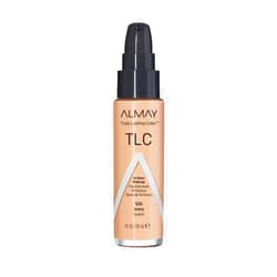 Almay Truly Lasting Color Liquid Makeup, Long Wearing Natural Finish Foundation with Vitamin E and Lemon Extract, Hypoallergenic, Cruelty Free, -Fragrance Free, Dermatologist Tested, 120 Ivory, 1 oz
