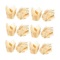 Zerodeko 50pcs Snack Cake Tray Cupcake Cake Boxes Muffin Liners Muffin Baking Liners Cup Cake Cases for Baking Cake Liners Jumbo Muffin Tin Cake Cups Cakes Cake Pans Baking Cup Khaki Paper