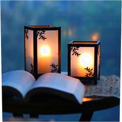 OSALADI Kerosene Desktop Chinese Shade Candle for Vintage Style Cover Glass Center Decorative Japanese Kitchen Tea Decoration Oil Chimney Led Light Decor Replacement Bedroom Tall Holder