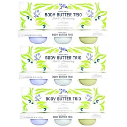 Generic Trader Joe's Body Butter Trio (Pack of 3), Lavender Green Aqua