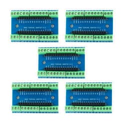 DEVMO 5pcs DEVMO Nano Screw Terminal Adapter Shield Expansion Board Nano V3.0 AVR ATMEGA328P-AU Module Compatible with Ar-duino