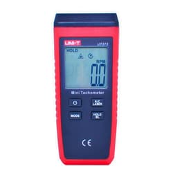 UNI-T UT373 Mini Digital Tachometer, 10~99999 RPM Non-Contact Tachometer Speed Meter Speed Gauge with Backlight, Max/Min/Data Hold, Rotating Speed/Count Function Switching
