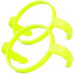 CHUBBIEE Baby Bottle Handles for Comotomo 5 Ounce & 8 Ounce Silicone Baby Bottles, Compatible Comotomo Bottle Holder for Baby, Pack of 2, Green