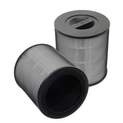 PUREBURG KF170 Replacement FIlter Compatible with Kenmore 850e series PM1005 Air Purifier,2-Pack H13 HEPA Activated Carbon 3-Stage Filtration Air Clean Dust VOCs Odor