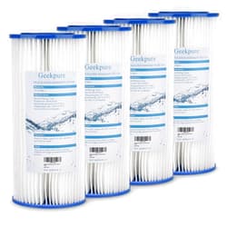 Geekpure 10-Inch Whole House Pleated PP Sediment Filter-4.5