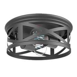 LKYUYV Black Flush Mount Ceiling Light,Farmhouse Light Fixtures Ceiling,2-Light Black Flush Mount Light Fixture for Kitchen Entryway Bedroom Hallway,E26 Base (1PC)